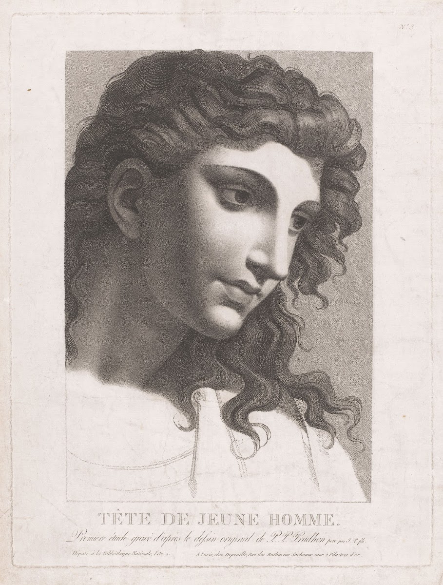 Tête de jeune homme 1800   1801