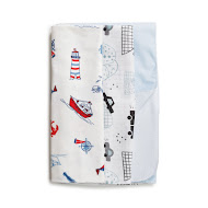 Набір пелюшок Twins 3 шт (фланель, муслін, водонепроникна) хлопчик