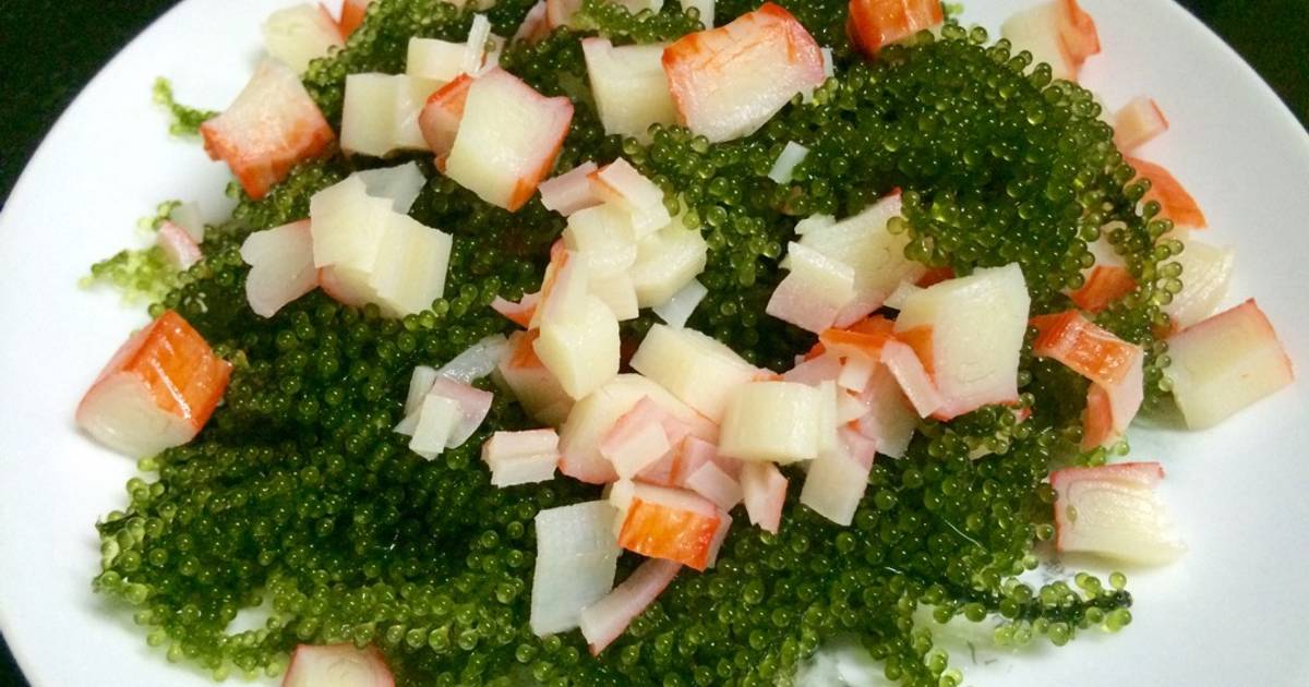 Gỏi/salad rong nho cua biển