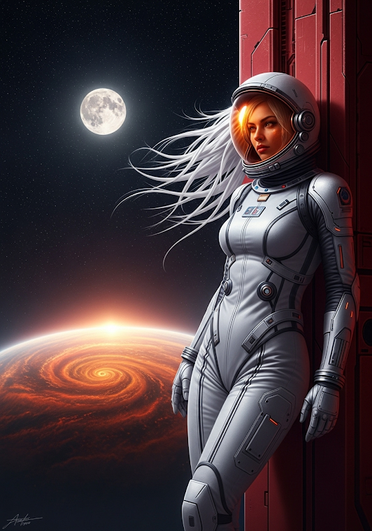 Celestial Guardian Astronaut