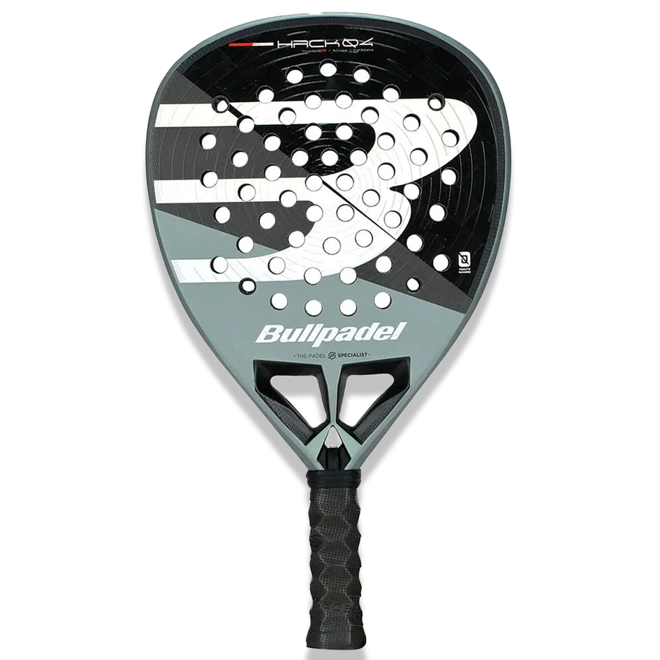 Bullpadel Hack 04 26 Padel Racket Untuk Accelerating Attack TriCarbon 18K Multieva 365-375g 