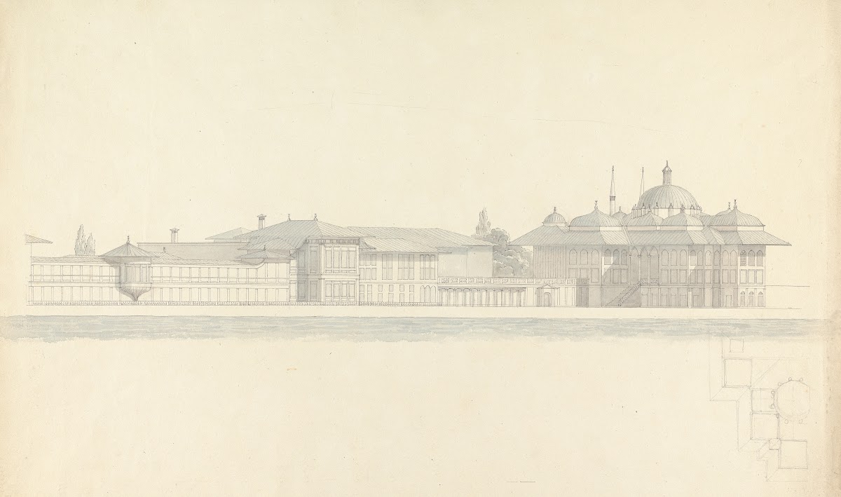 Topkapi Palace Istanbul between 1818 and 1822