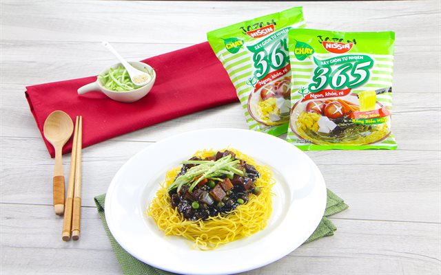 Mì Chay Sốt Tương Đen