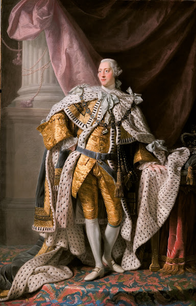 King George III In Coronation Robes circa 1765