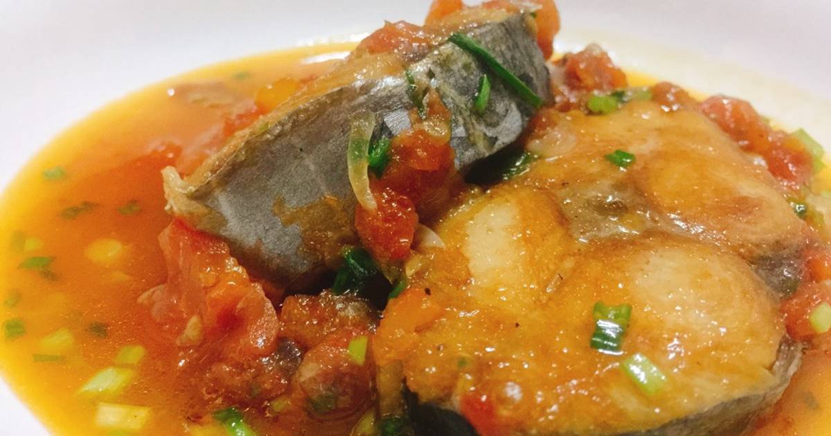 Cá thu trắng sốt cà