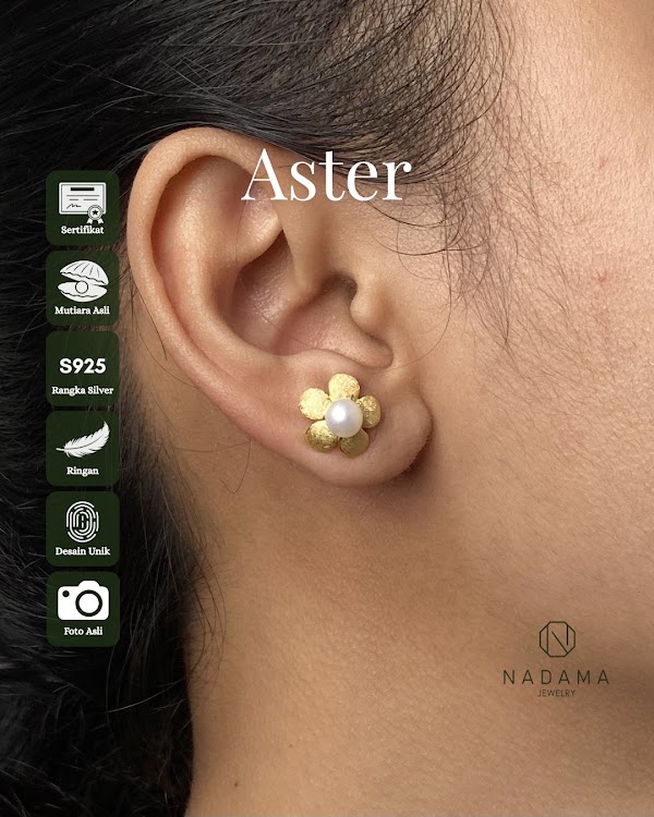 Aster Anting Mutiara Air Tawar