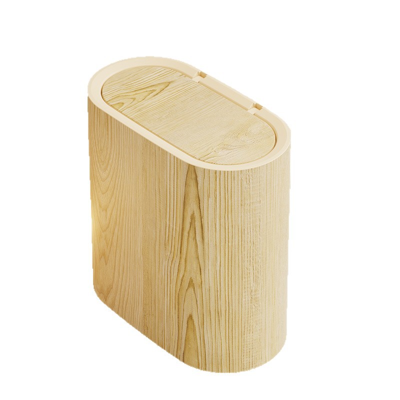 Schmaler Mülleimer mit Deckel, über 12 L