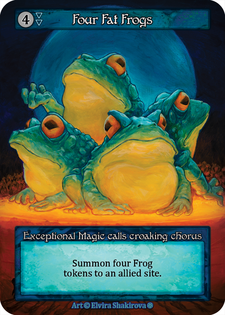 Four Fat Frogs