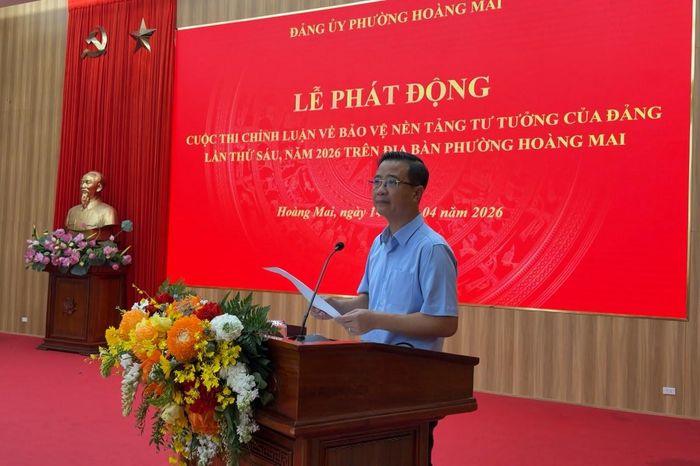 Phường Hoàng Mai phát động cuộc thi bảo vệ nền tảng tư tưởng của Đảng - Đài Phát thanh và truyền hình Hà Nội