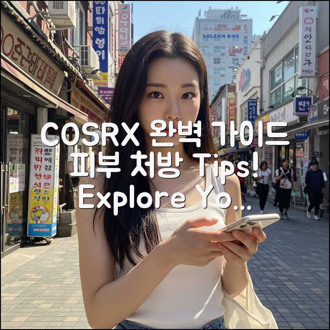 Cosrx 제품 완벽 가이드: 피부 처방