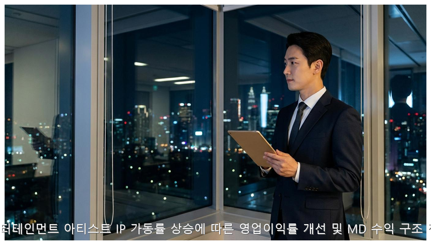 와이지엔터테인먼트 아티스트 IP 가동률 상승에 따른 영업이익률 개선 및 MD 수익 구조 정밀 분석 핵심 안내 및 분석 인포그래픽 (6)