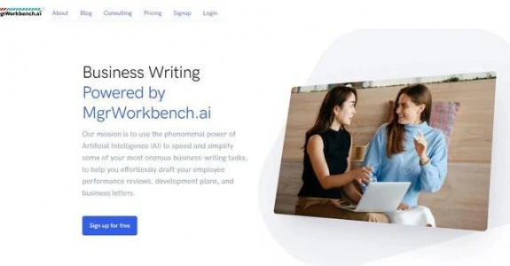 Captura de MgrWorkbench.ai