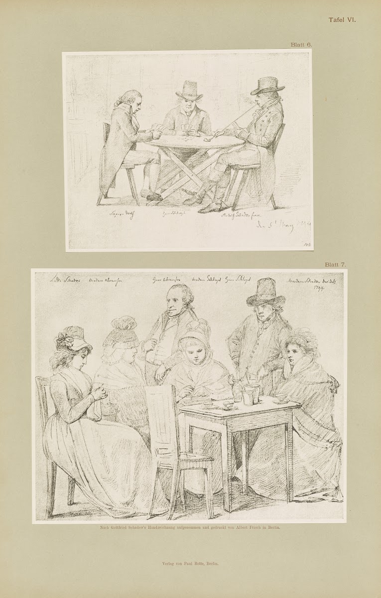 Handzeichnungen von Gottfried Schadow Pl06 1886
