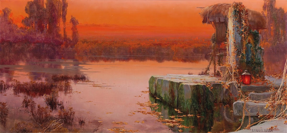 Evening Light Over The Pontine Marshes