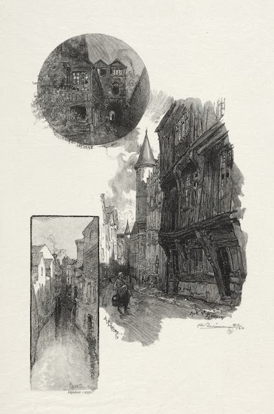 Cour de LAlbane Rue Saint Romain Laubette Rue Armand  Carrel 1896