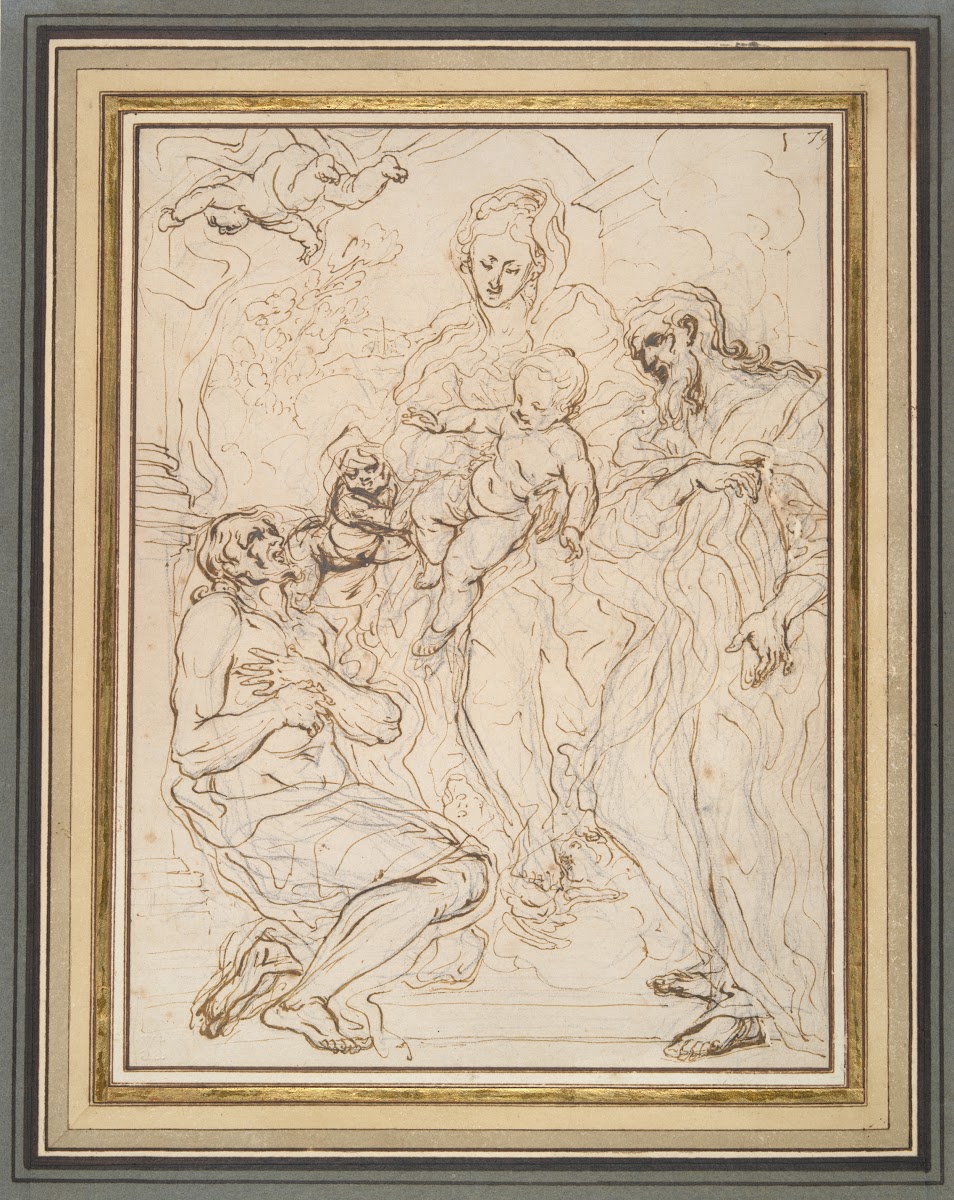 Virgin and Child with TwoSaints 17thcentury