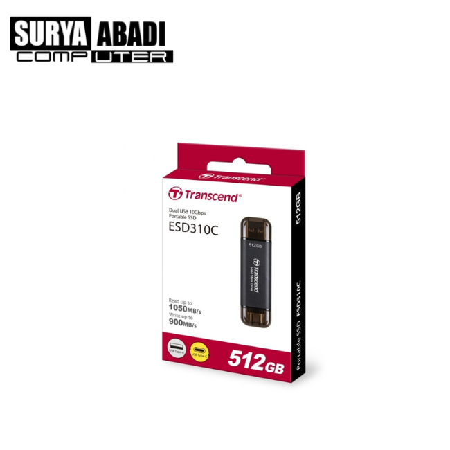 SSD EXTERNAL TRANSCEND 512 Gb