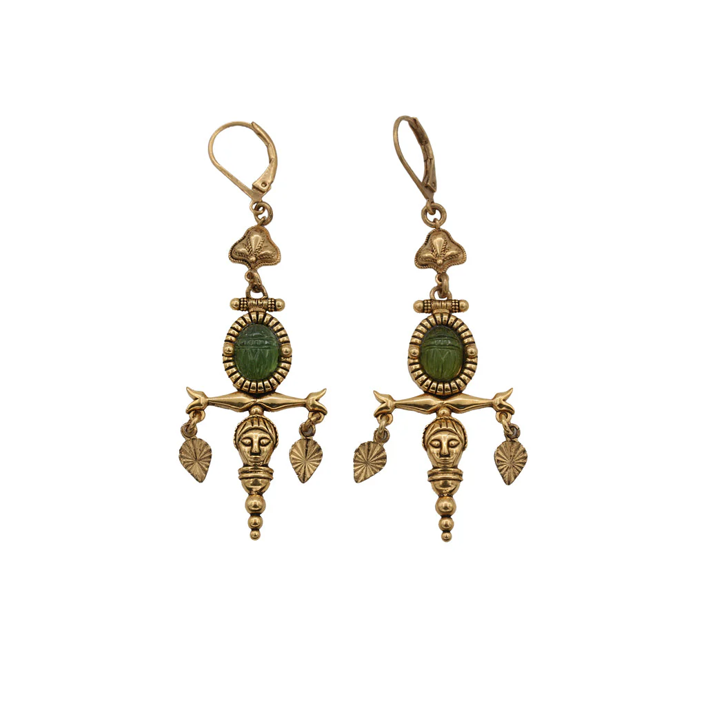 Серьги Zana Скарабей SERPENTINE