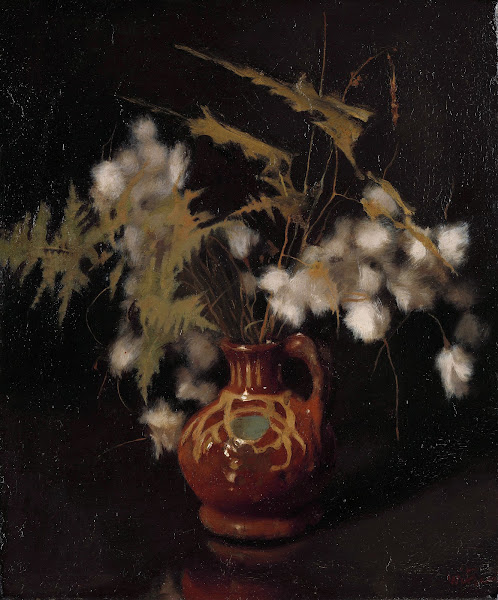Fluffy Flowers in a Jug 1885   1922