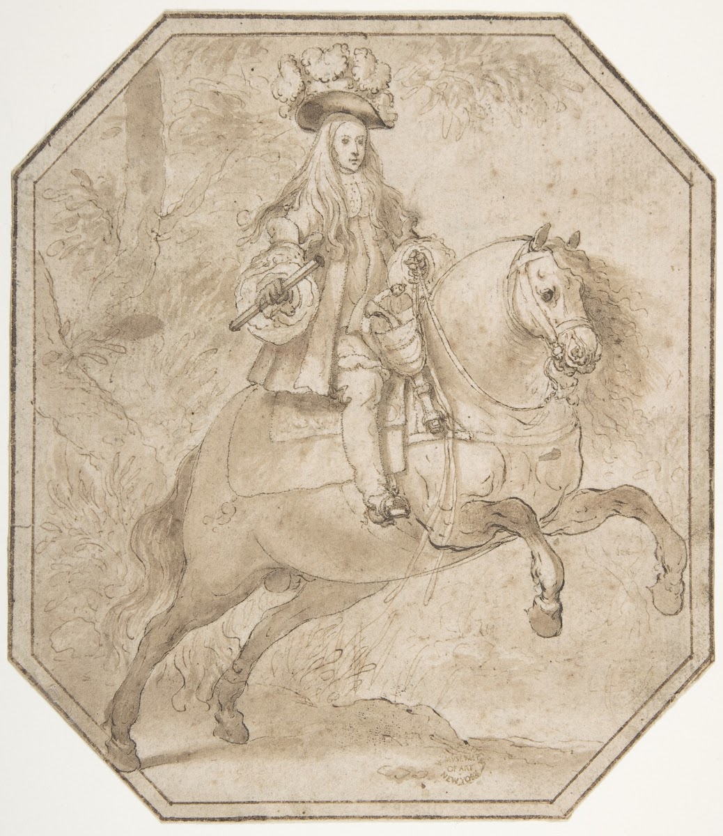 Charles II of Spain on Horseback late 17th century