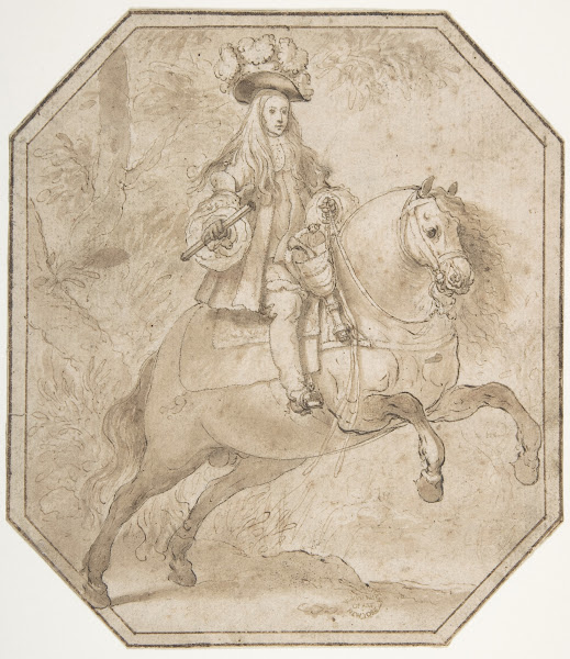 Charles II of Spain on Horseback late 17th century