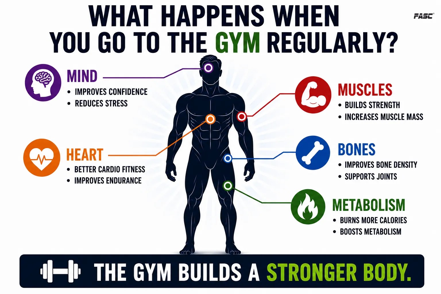 What happens when you go to gym regularly