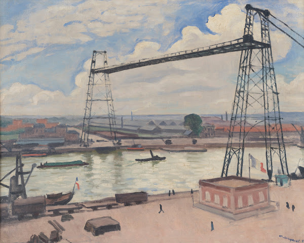 Rouen le pont transbordeur 1912