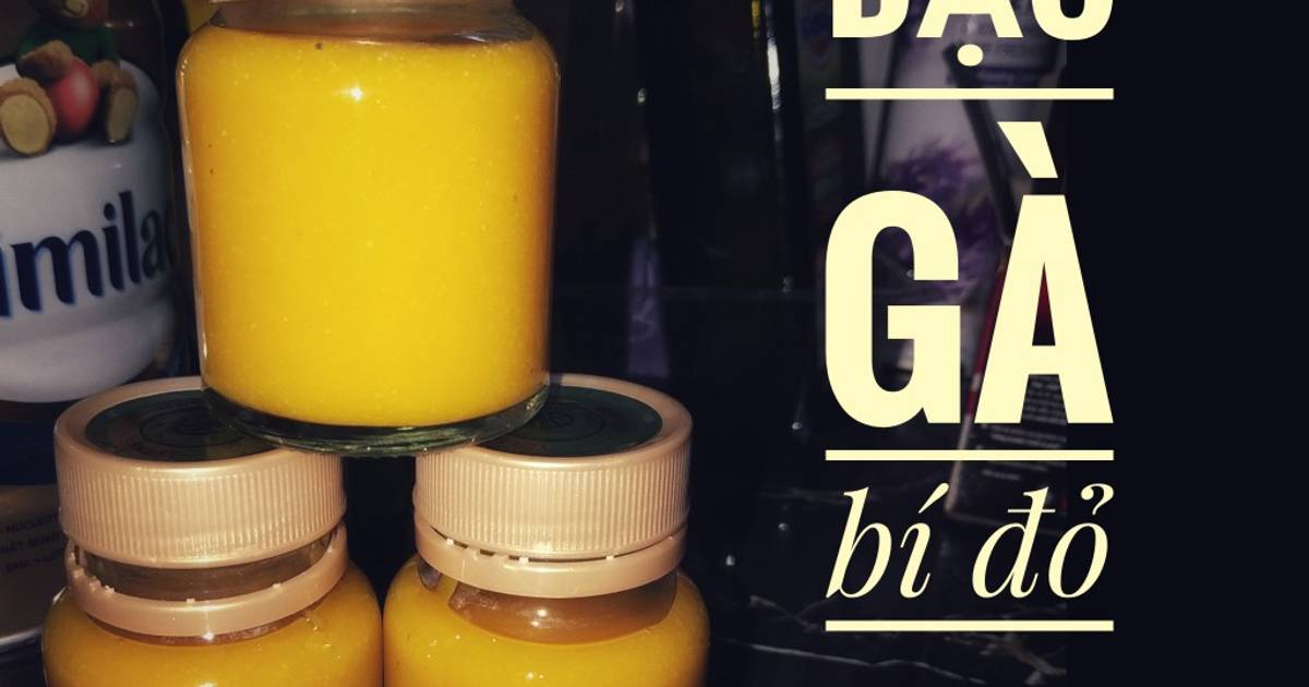 Ăn dặm cho bé: Sữa đậu gà bí đỏ