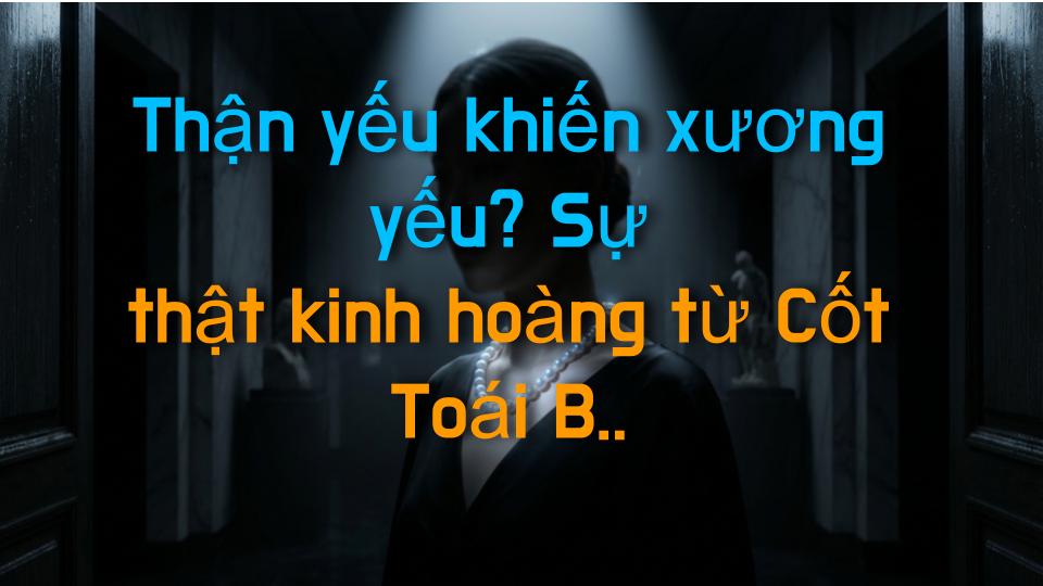 Thận yếu khiến xương yếu? Sự thật kinh hoàng từ Cốt Toái Bổ! 🔥
