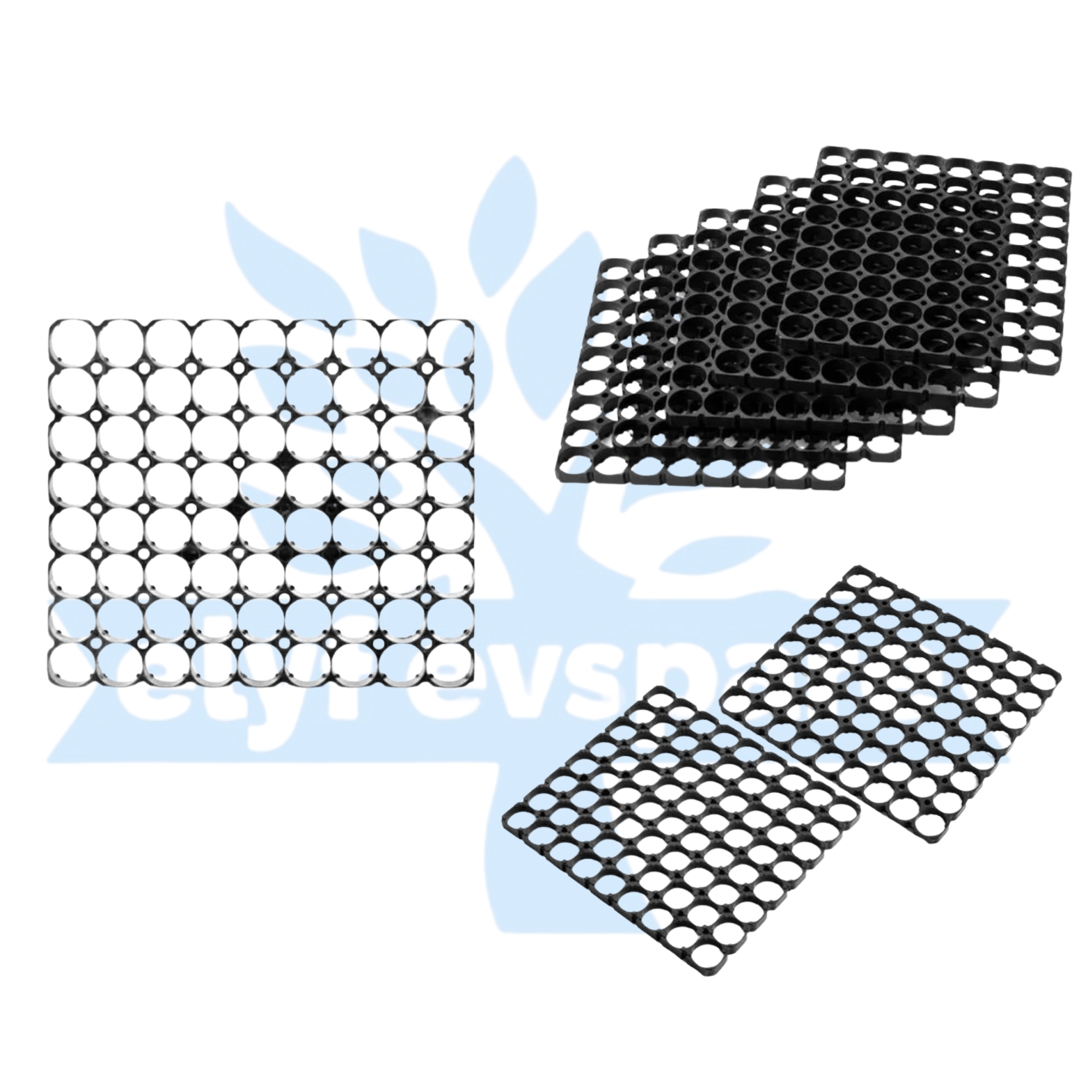 CELL HOLDER 21700 (8X9) (40c4)