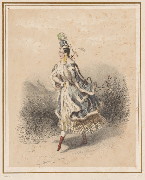 Mlle Lucile Grahn La cracovienne 1844