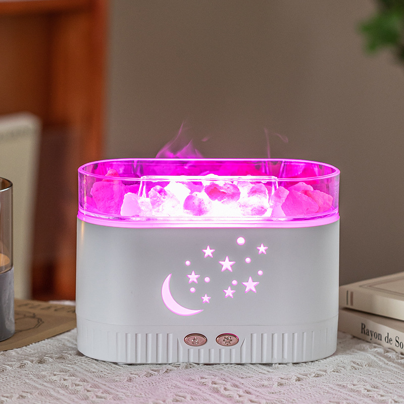 Crystal Salt Diffuser with LED Light and Humidification