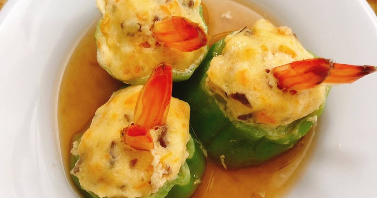 Chả tôm nhồi mướp
