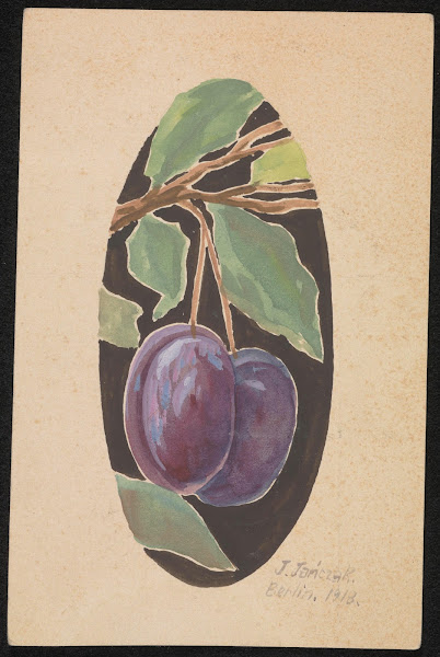Śliwki na gałęzi 1918