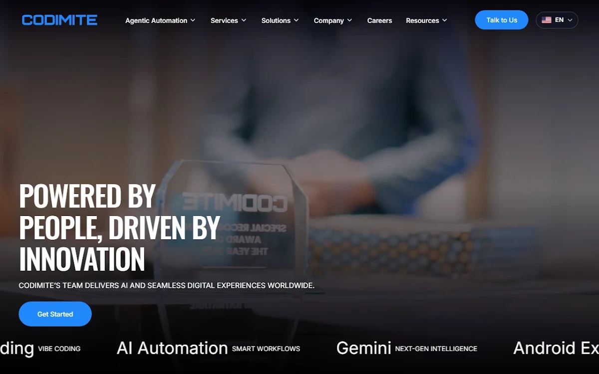 Captura de codimite.com