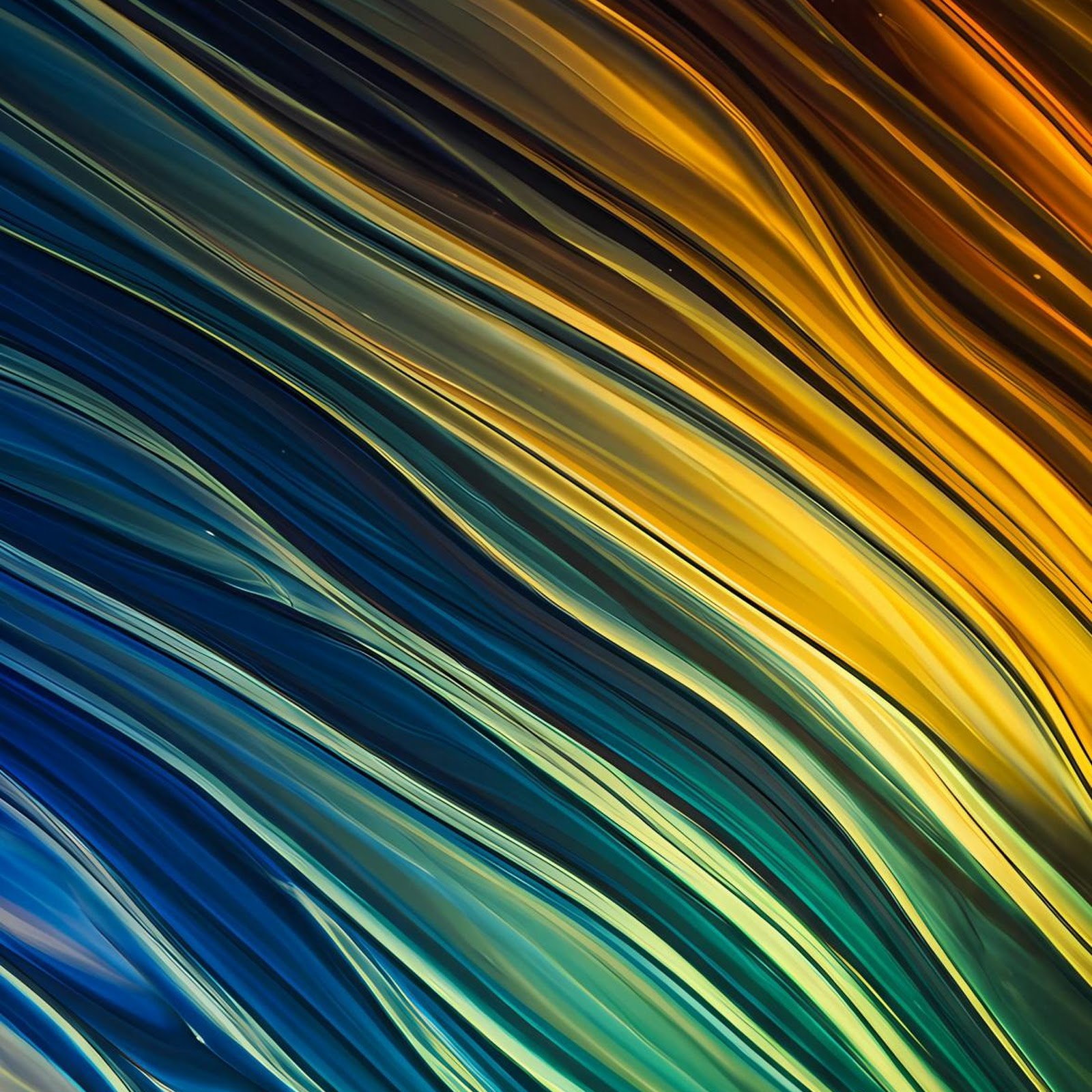 Download Vibrant Colorful Flowing Waves Full HD iPhone
