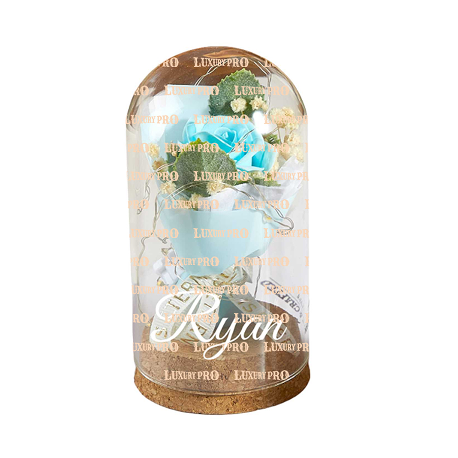 Valentine's Day Gift: Preserved Flowers | Glass Dome