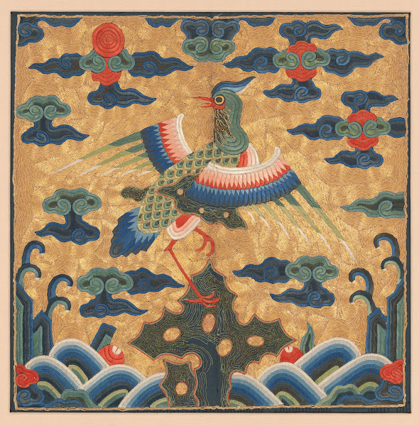 Rank Badge with Mandarin Duck 18th century