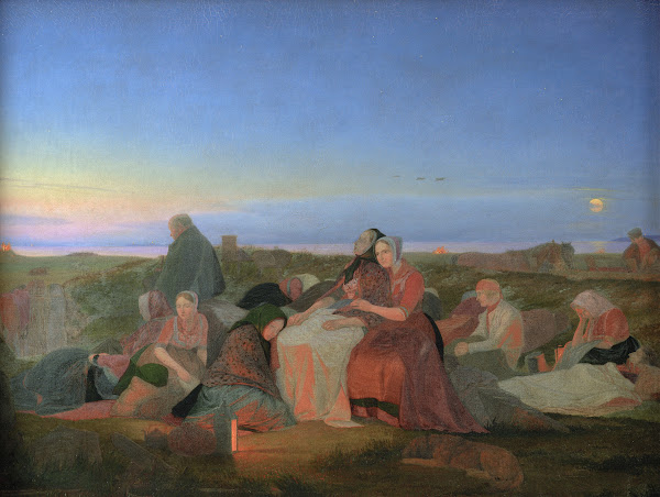 St Hansnat The Sick Are Asleep At The Helenegraven Near Tisvilde 1847
