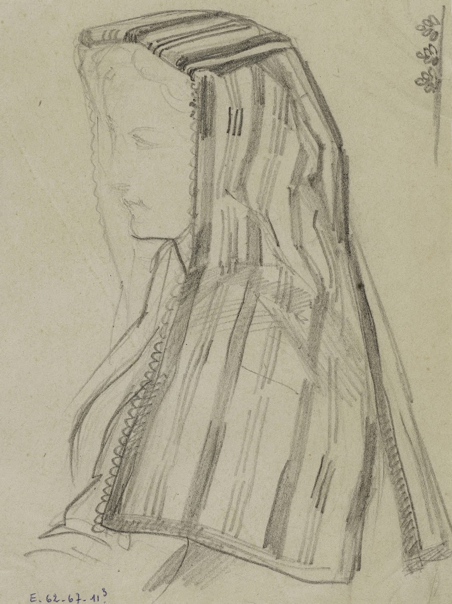 Coiffure napolitaine 1865