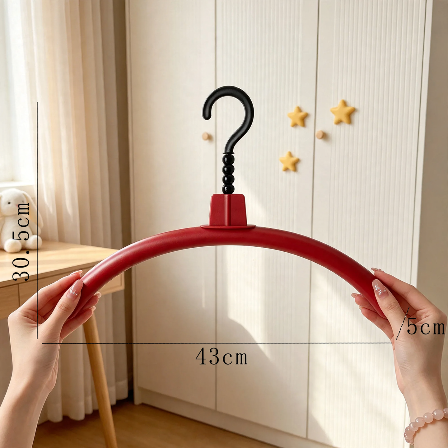 Plastic hanger with Halloween design