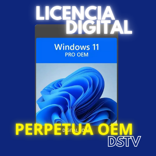 Licencia WINDOWS 11 PRO OEM para 1 PC