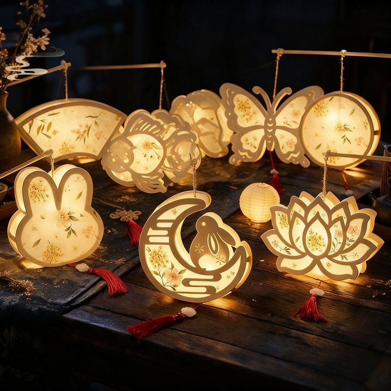 Lantern Craft Set, Wood, Chinese Style