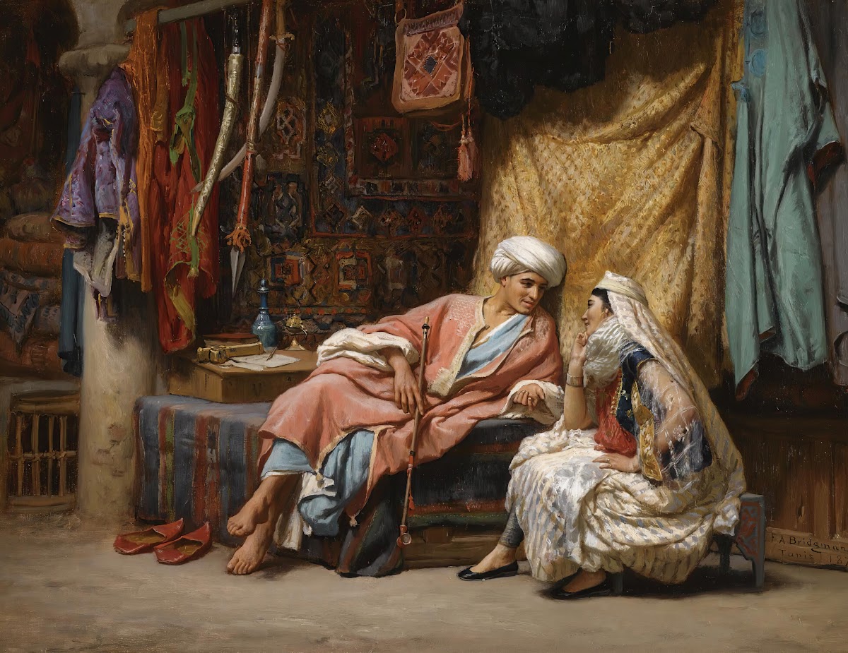 In The Souk Tunis 1874