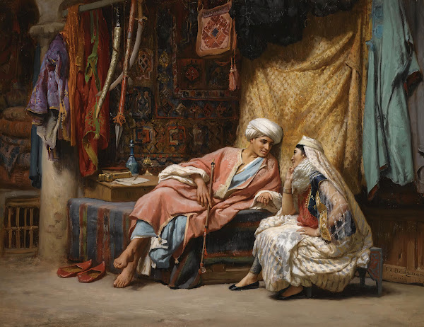 In The Souk Tunis 1874