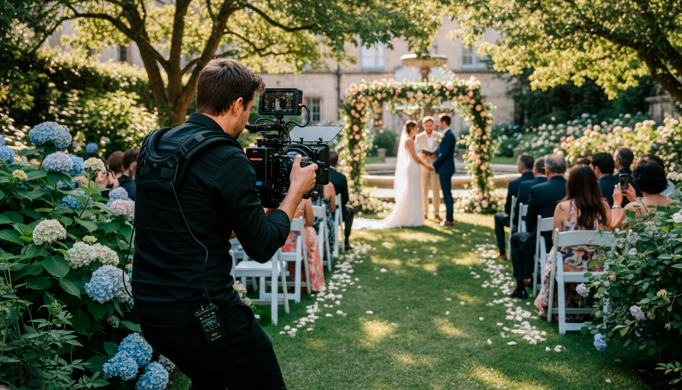 Servicio de videografía completa de boda bajo marca blanca para fotógrafos