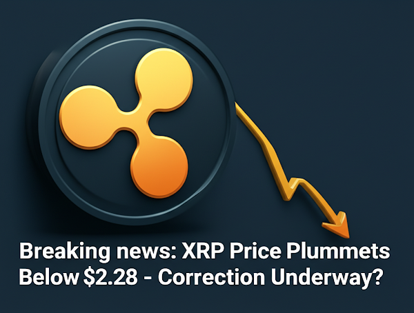 Breaking news: XRP Price Plummets Below $2.28 – Correction Underway?