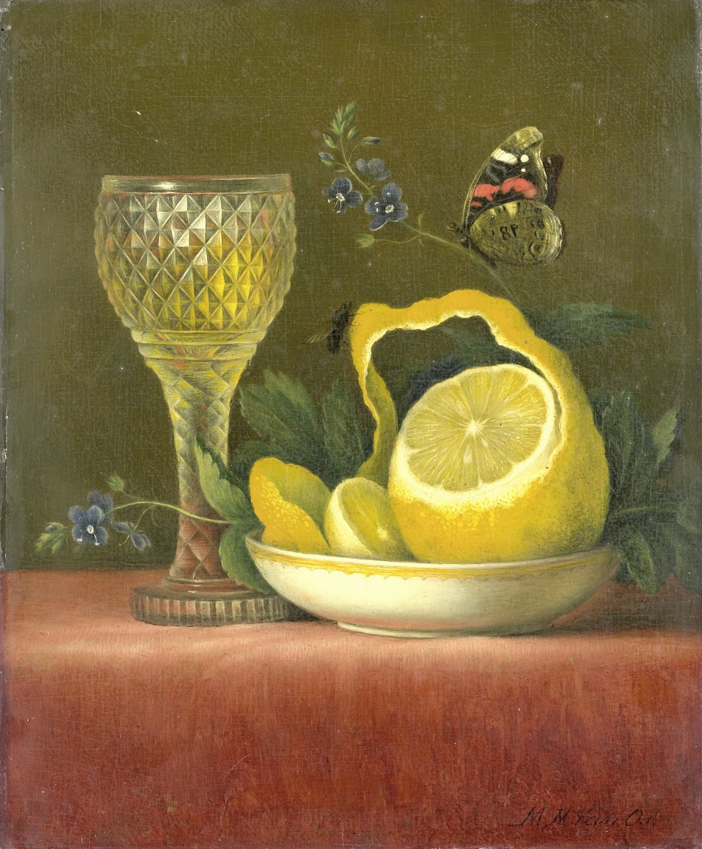 Still Life with Lemon and Cut Glass 1823   1826