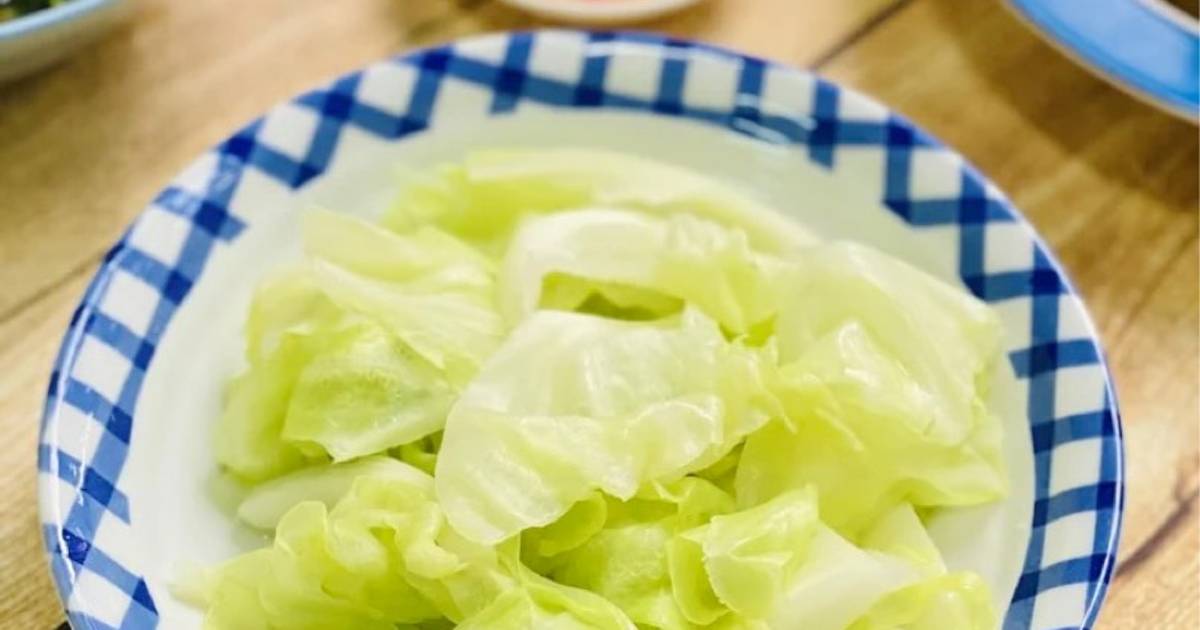 Bắp Cải Trái Tim Luộc