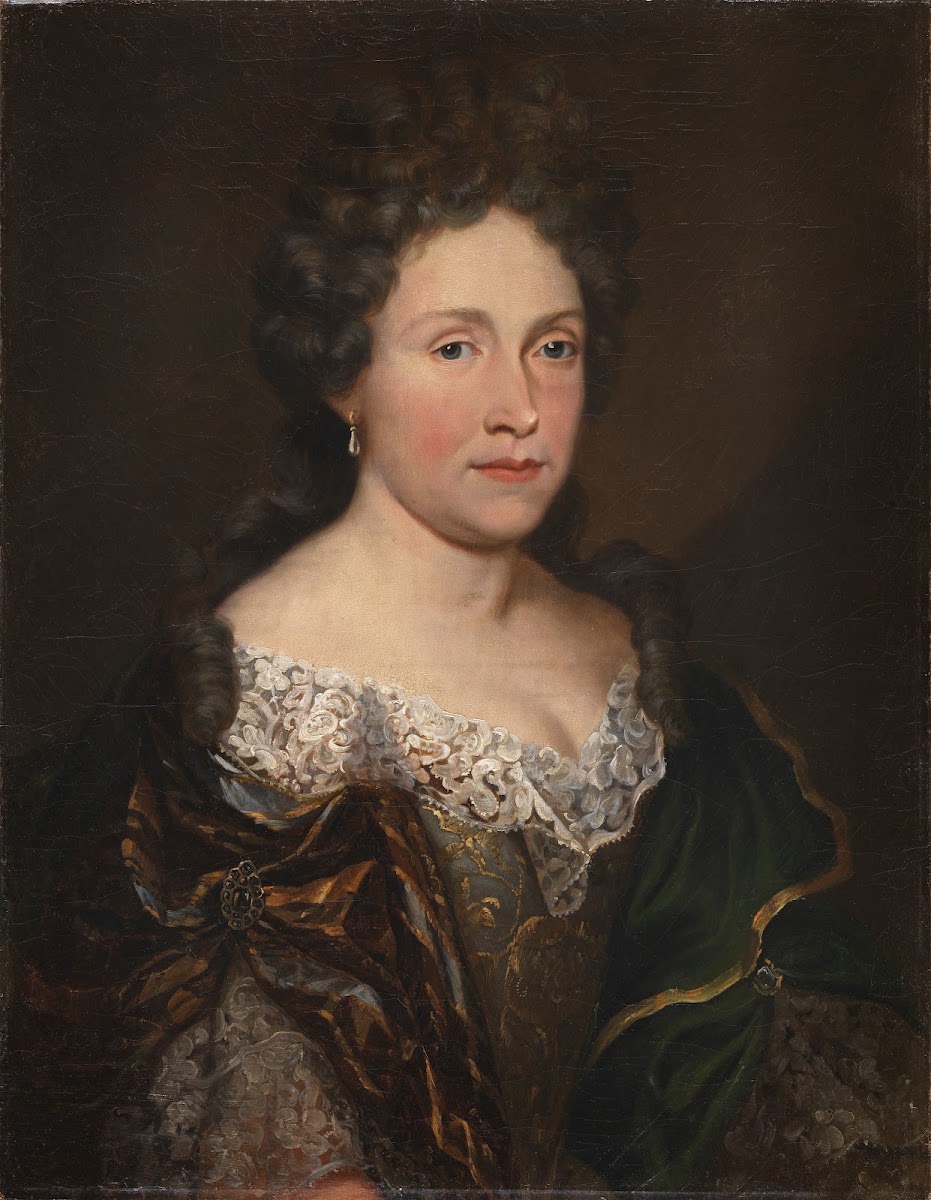 Portret van Anna Maria de Neuf between 1680 and 1699